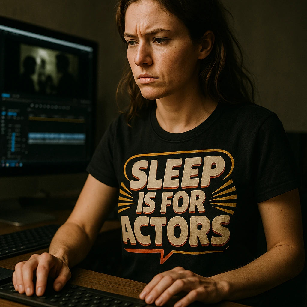 "Sleep Is for Actors" film director t shirt - product photo 8