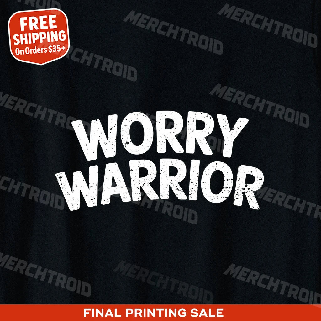 "Worry Warrior" mom life t shirt designs - product photo 9