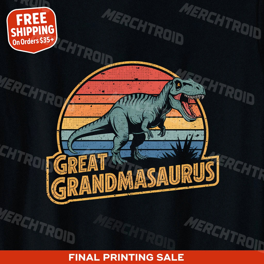 "Great Grandmasaurus" paleontology shirts - product photo 10
