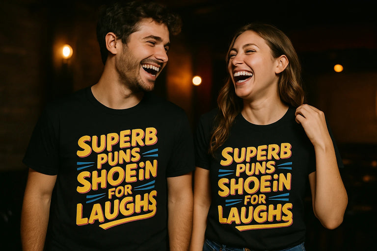 Person wearing the black comedy t shirt graphic tee - 