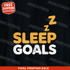 "Sleep Goals" cotton sleep shirts - product photo 9