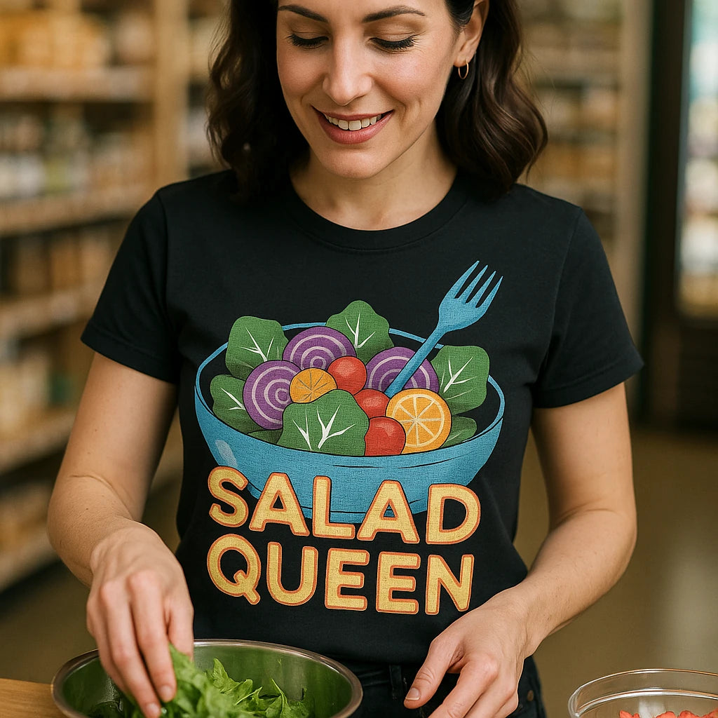 "Salad Queen" salad shirts - product photo 8