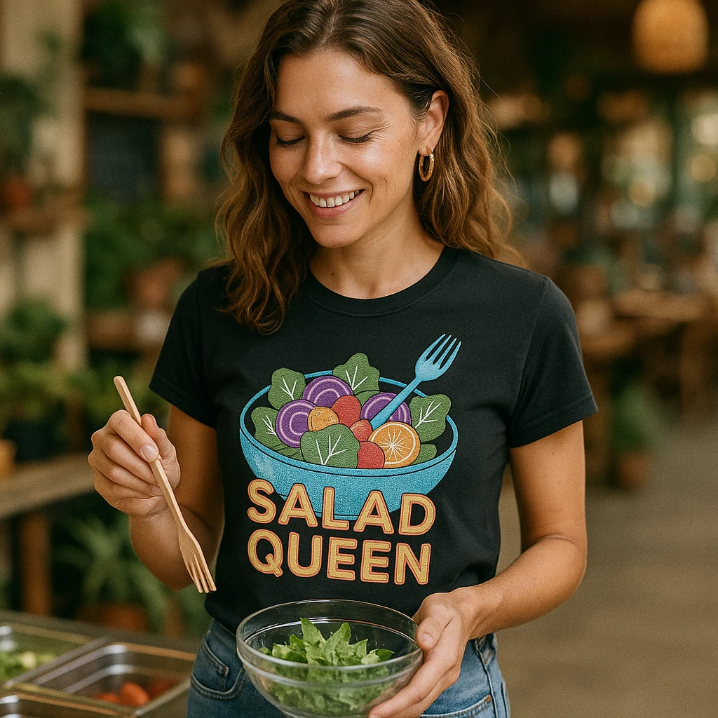 "Salad Queen" salad shirts - product photo 9