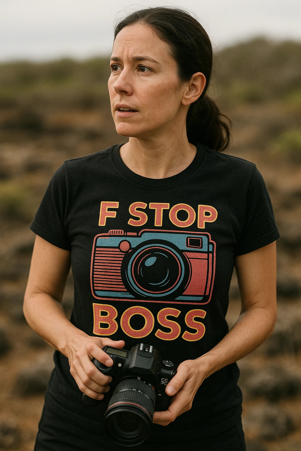 "F Stop Boss" black photographers shirts - a birthday gift for photographers lover