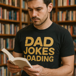 "Dad Jokes Loading" dad shirts for fathers day - product photo 8