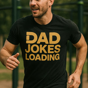 "Dad Jokes Loading" dad shirts for fathers day - product photo 6