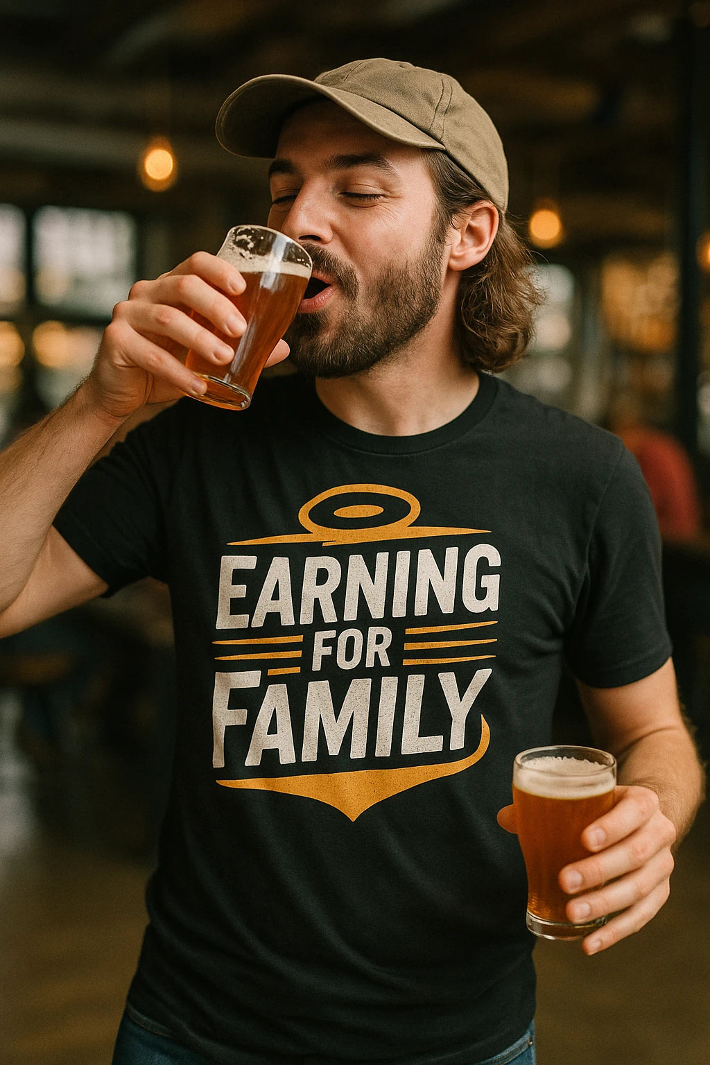 "Earning for Family" dad to be shirts - product photo 6