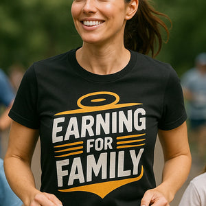 "Earning for Family" dad to be shirts - product photo 7
