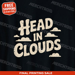 "Head in Clouds" flying fish t shirt - product photo 9
