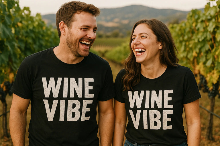 Person wearing the black sommelier t shirt graphic tee - 