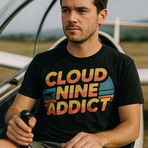 "Cloud Nine Addict" flying t shirt - product photo 8