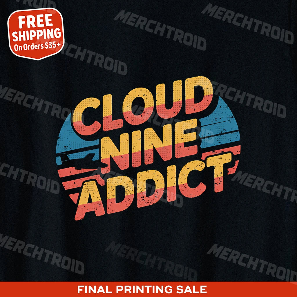 "Cloud Nine Addict" flying t shirt - product photo 9