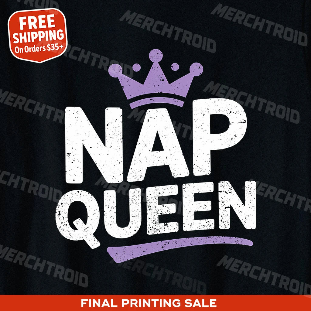 "Nap Queen" relaxing t shirt - product photo 9
