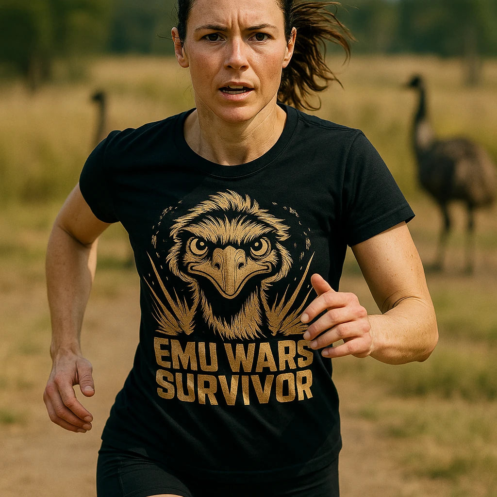"Emu Wars Survivor" emus shirts - product photo 8