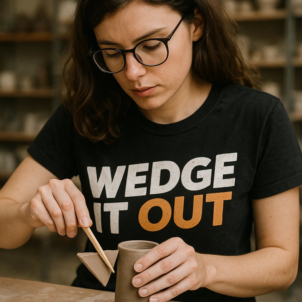 "Wedge It Out" ceramic t shirt - product photo 8