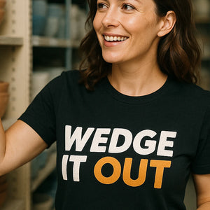 "Wedge It Out" ceramic t shirt - product photo 7