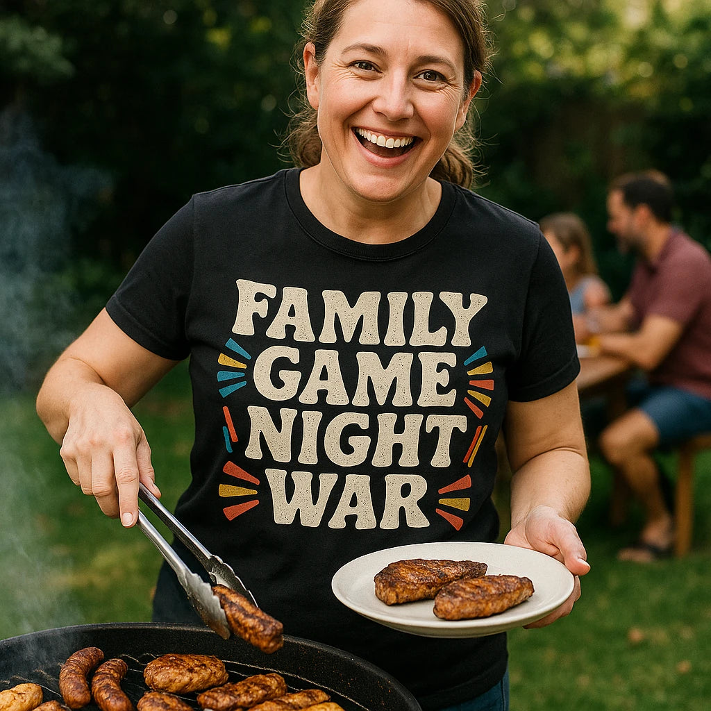 "Family Game Night War" family life t shirt - product photo 8