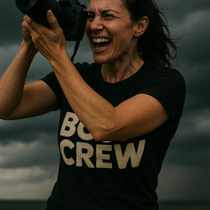 "Boom Crew" black storms t shirt - a birthday gift for storms lover