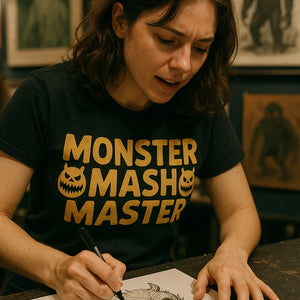 "Monster Mash Master" monster tee shirts - product photo 6