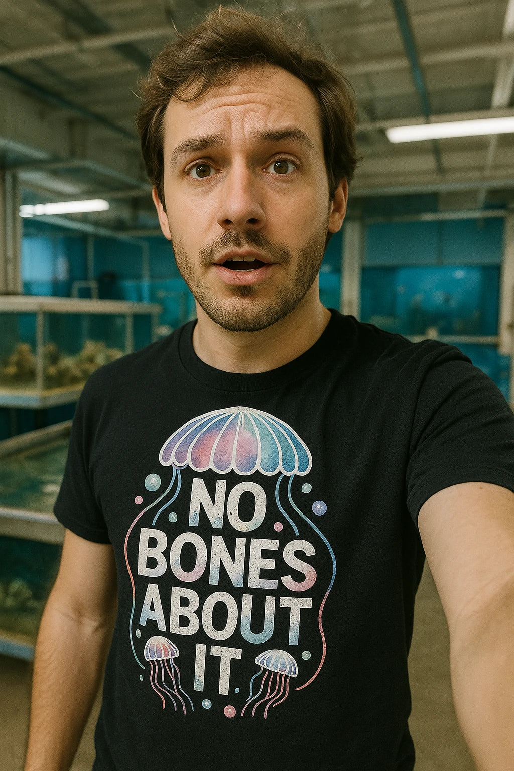 "No Bones About It" jellyfish shirts - product photo 7