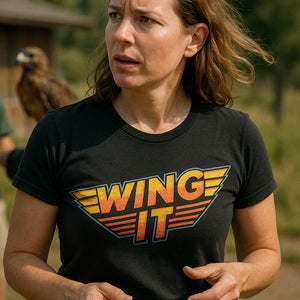 "Wing It" black hawks shirts - a birthday gift for hawks lover
