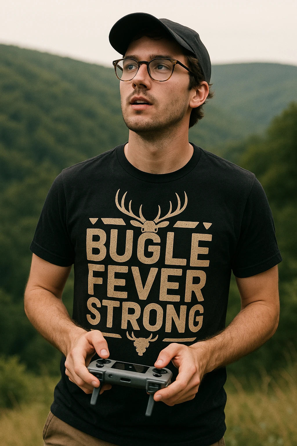 "Bugle Fever Strong" black elk shirts - a birthday gift for elk lover