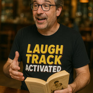 "Laugh Track Activated" daddy shirts - product photo 6