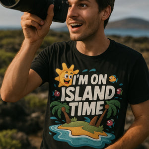 "I'M on Island Time" islands t shirt - product photo 6