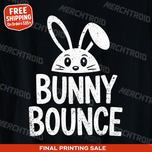 "Bunny Bounce" easter t shirt - product photo 9