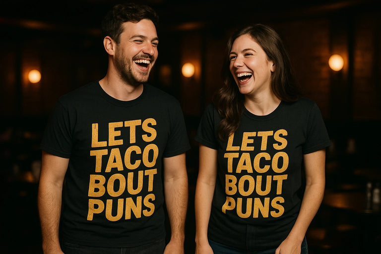 Person wearing the black comedy tshirts graphic tee - 