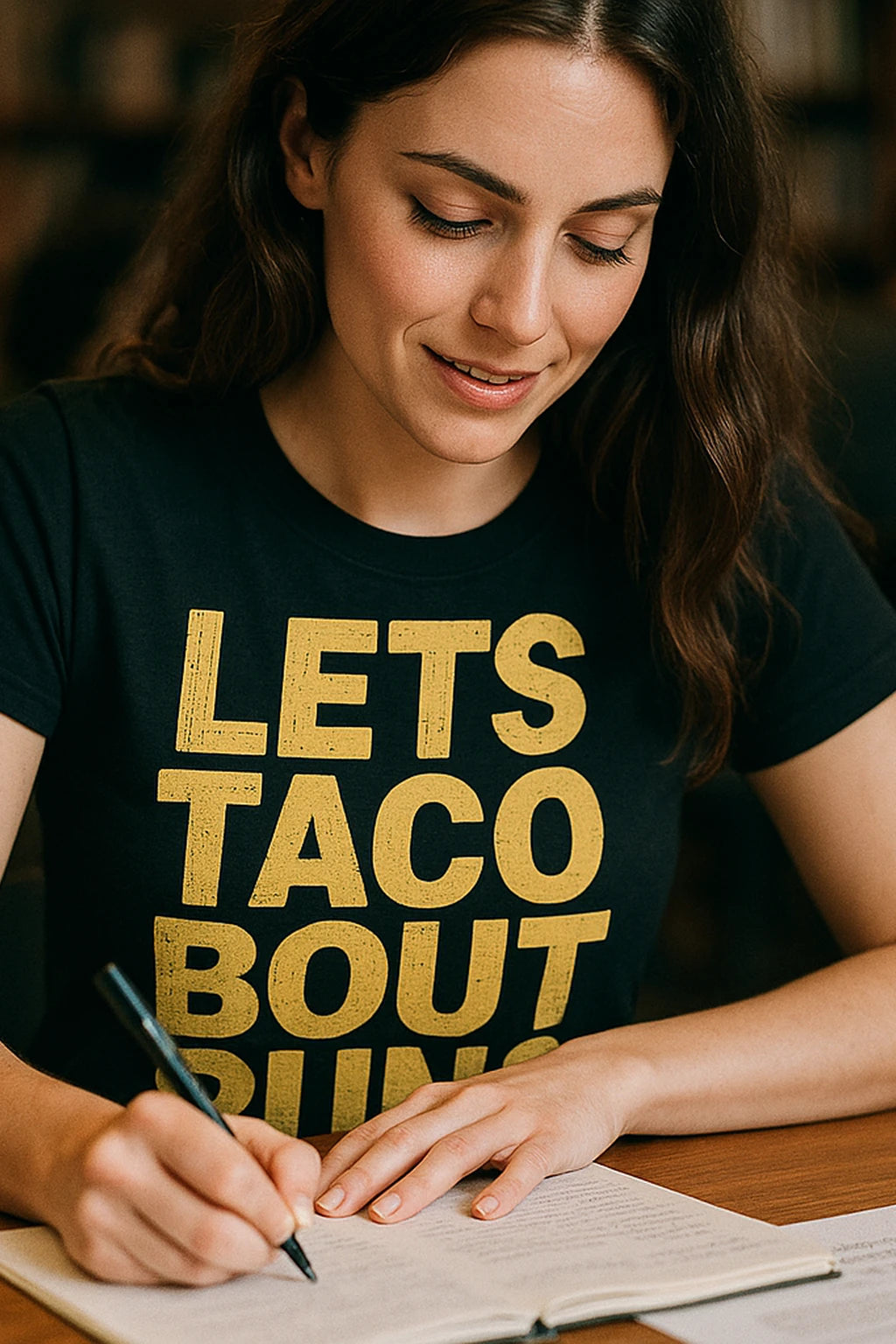 "Lets Taco Bout Puns" comedy tshirts - product photo 7