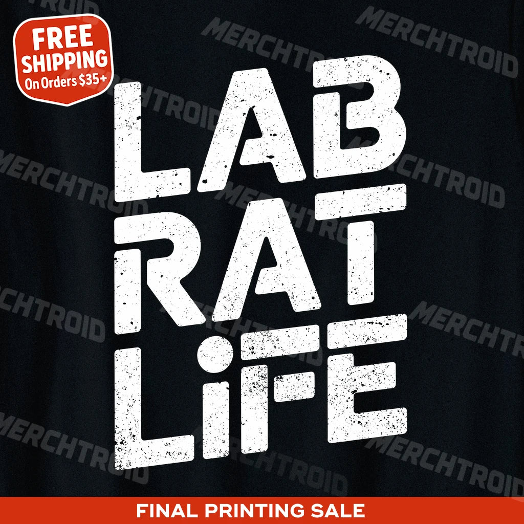 "Lab Rat Life" space station t shirt - product photo 10