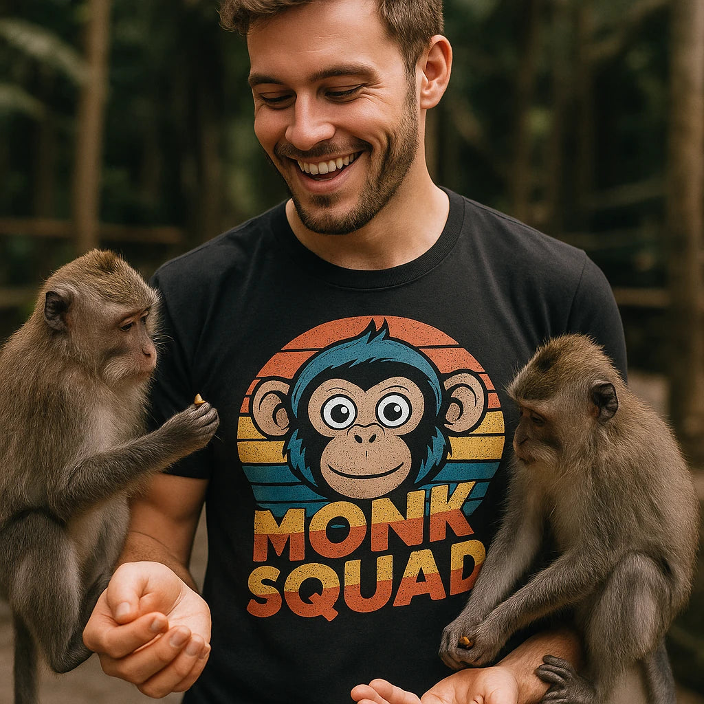 "Monk Squad" garage monkey shirts - product photo 8
