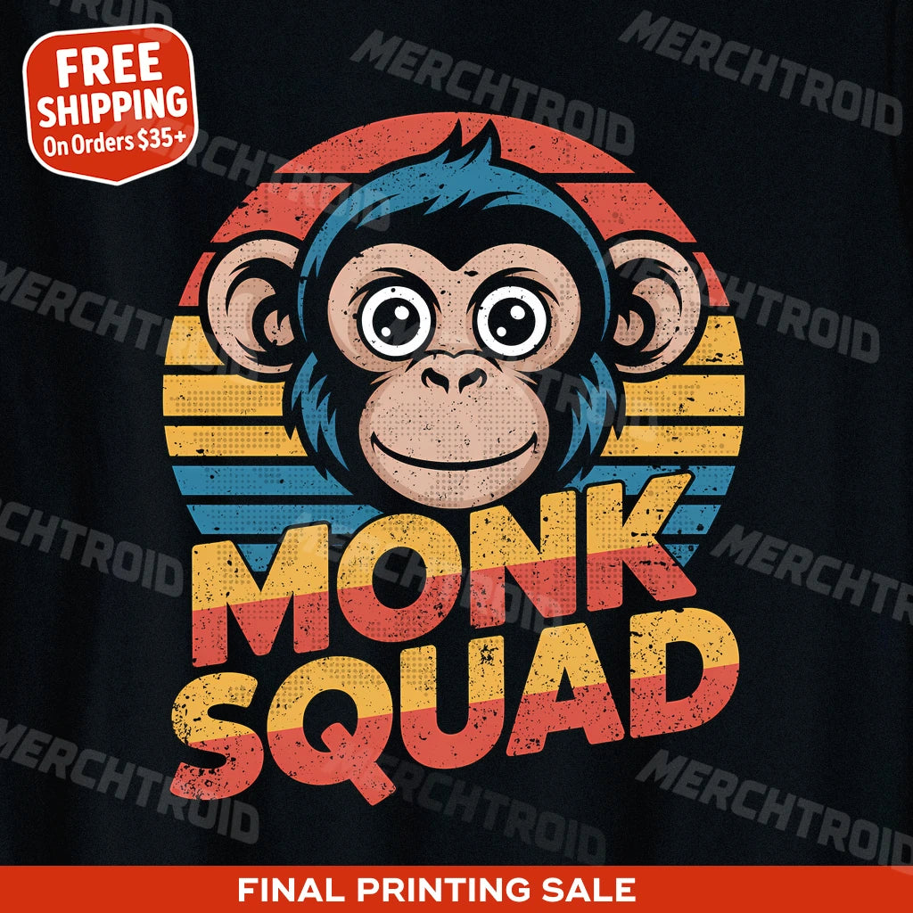 "Monk Squad" garage monkey shirts - product photo 10