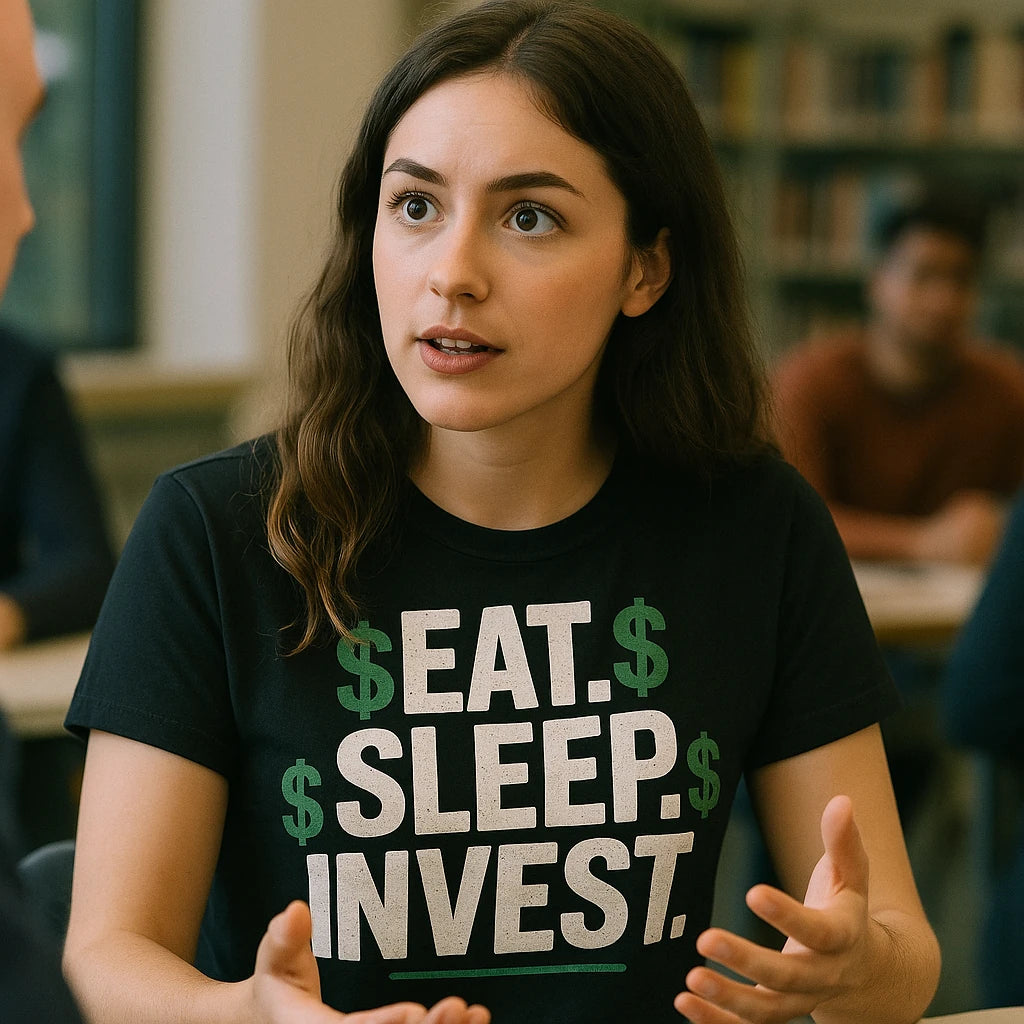 "Eat. Sleep. Invest." black financial advisor shirts - also a thank you gift for financial advisor