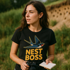 "Nest Boss" swallow t shirt - product photo 9