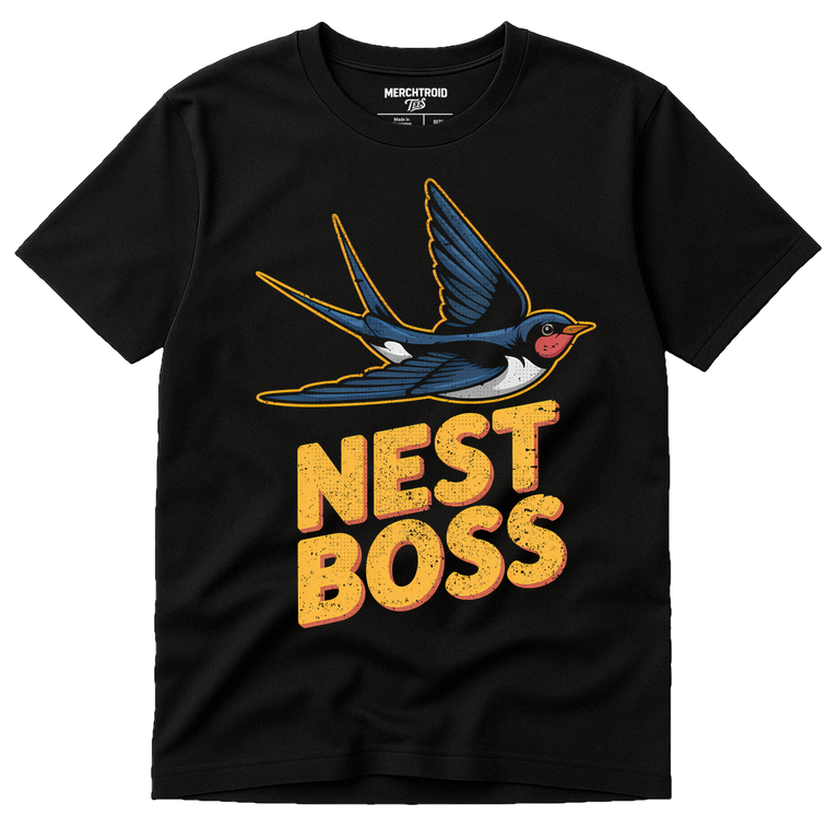 Black Swallow T Shirt - 