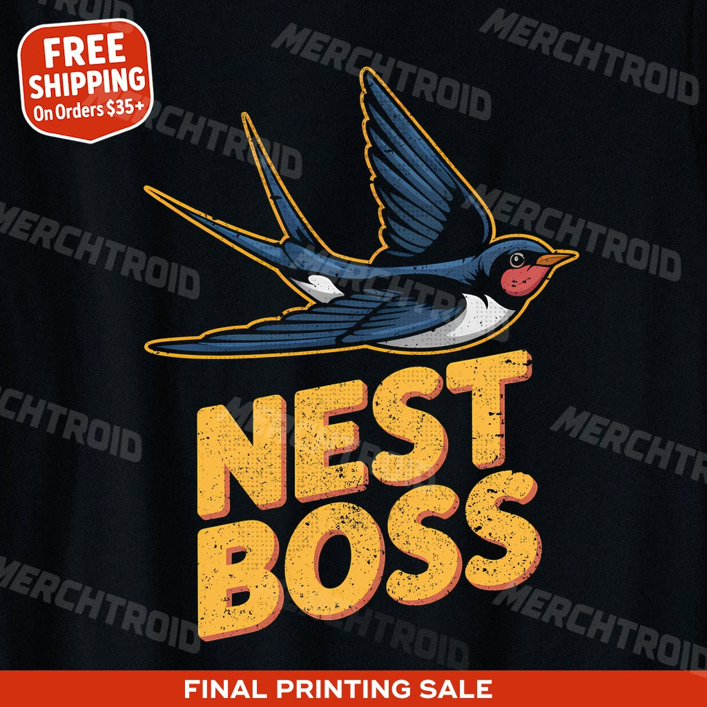 "Nest Boss" swallow t shirt - product photo 10