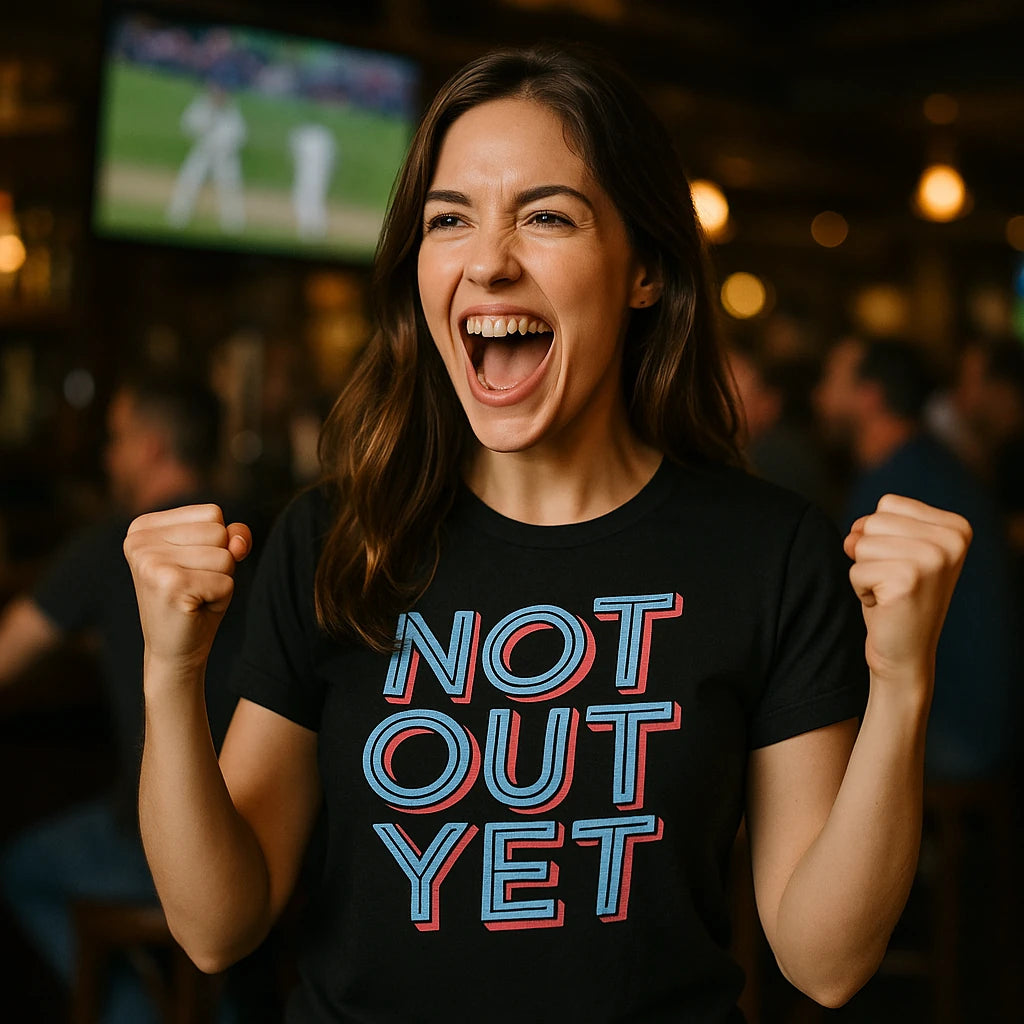 "Not Out Yet" cricket shirts - product photo 9