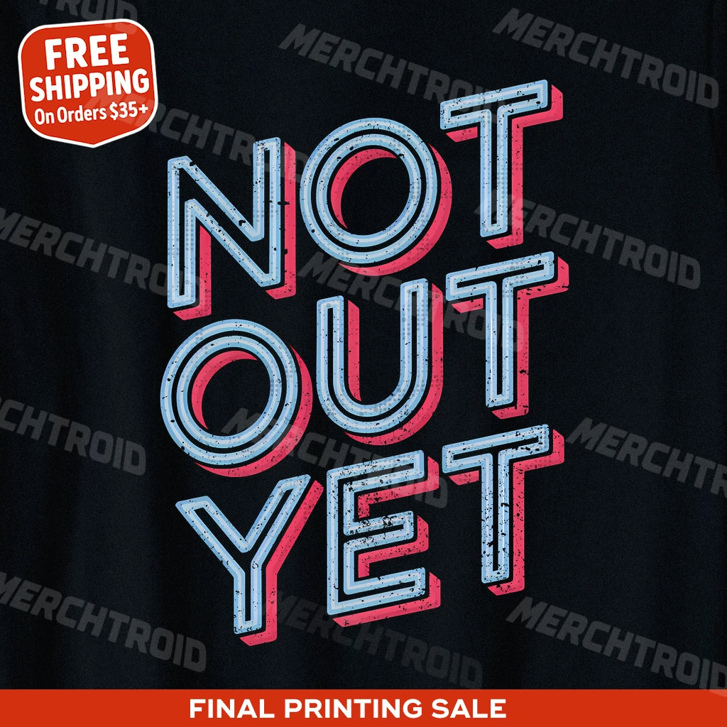 "Not Out Yet" cricket shirts - product photo 10