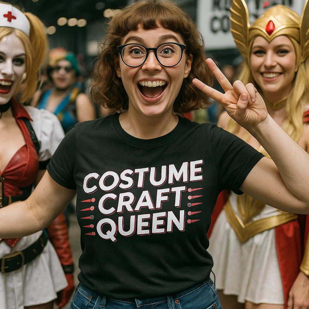 "Costume Craft Queen" cosplayers t shirt - product photo 8