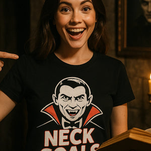 "Neck Goals" frog brothers vampire hunters t shirt - product photo 7