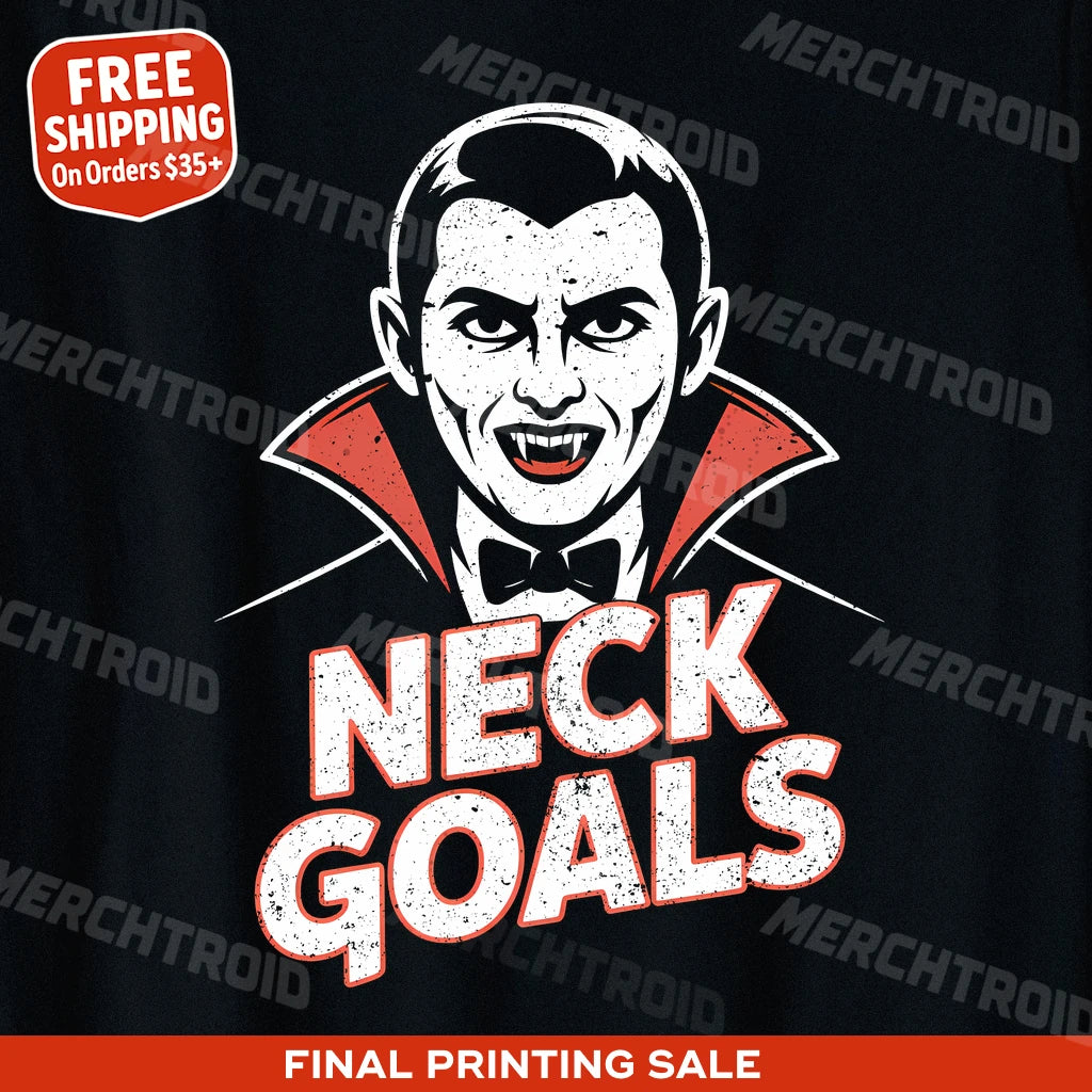 "Neck Goals" frog brothers vampire hunters t shirt - product photo 9