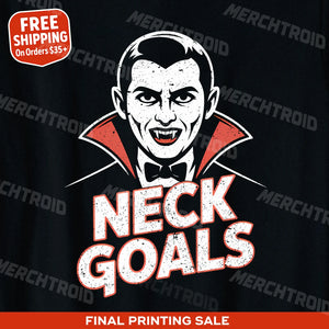 "Neck Goals" frog brothers vampire hunters t shirt - product photo 9