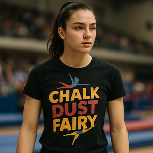 "Chalk Dust Fairy" shirts for gymnastics - product photo 9