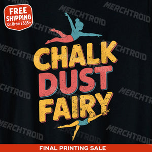 "Chalk Dust Fairy" shirts for gymnastics - product photo 10