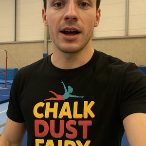 "Chalk Dust Fairy" shirts for gymnastics - product photo 7