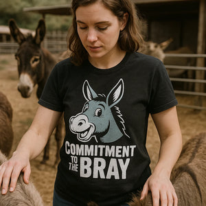 "Commitment To the Bray" donkey tee shirts - product photo 8