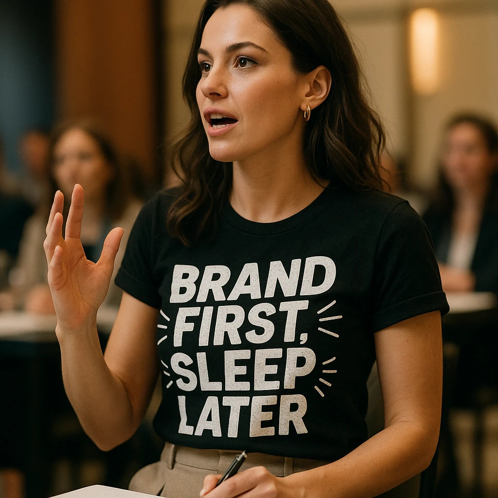 "Brand First Sleep Later" entrepreneurs t shirt - product photo 8