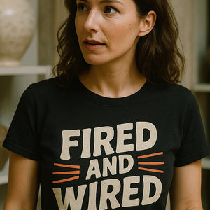 "Fired and Wired" ceramic shirts - product photo 7